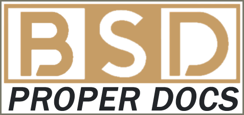 BSD Proper